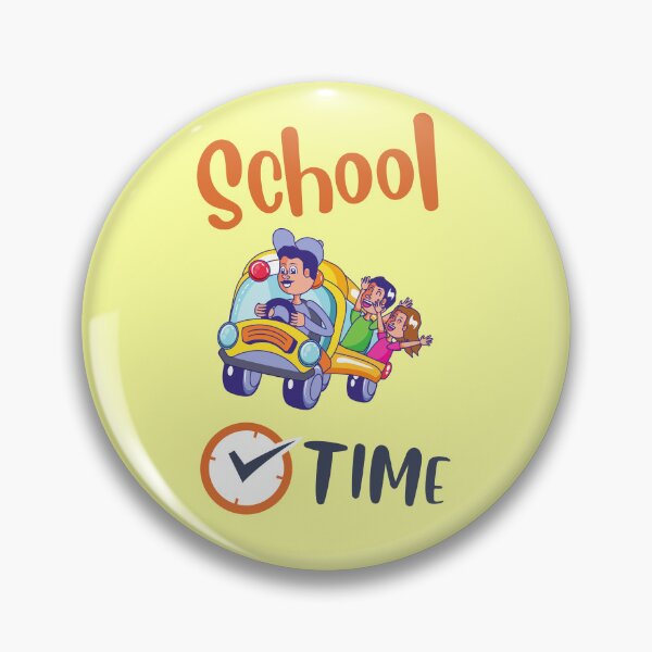 Item preview, School Time, School Bus designed and sold by WORLD-SOFIA.