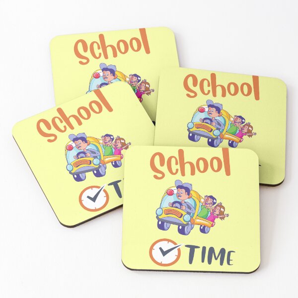 Item preview, School Time, School Bus designed and sold by WORLD-SOFIA.