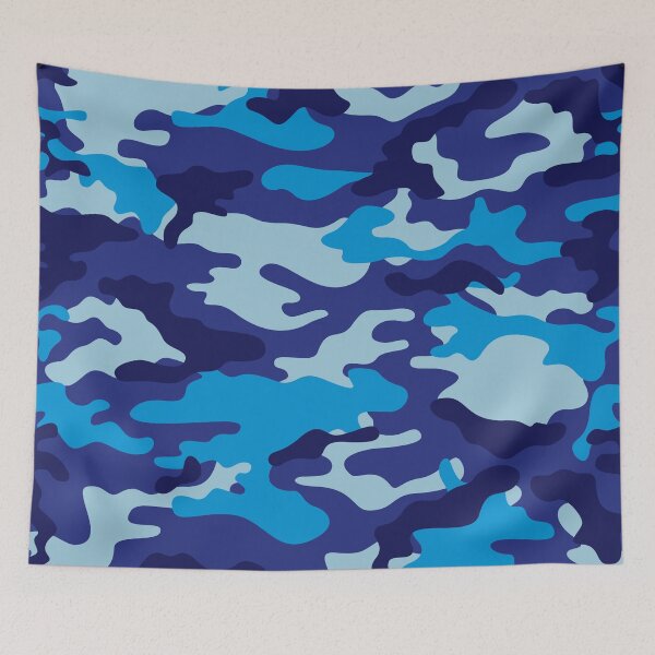 Item preview, Camouflage (Blue) designed and sold by MrFaulbaum.