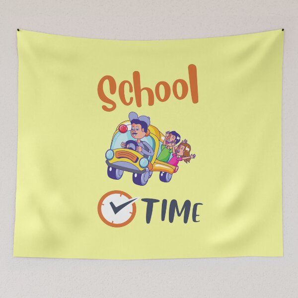 Item preview, School Time, School Bus designed and sold by WORLD-SOFIA.