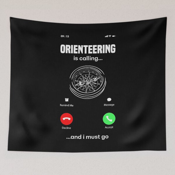 Item preview, Orienteer Runner Running Orienteering Is Calling Funny designed and sold by ShopTheStyle.