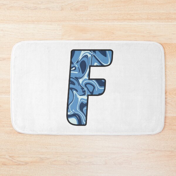 Item preview, F - Blue Marble Alphabet Letter designed and sold by Emmyteddy.
