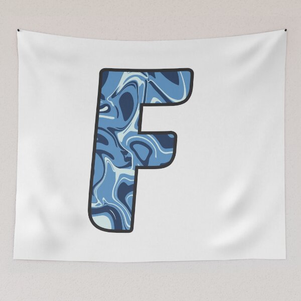 Item preview, F - Blue Marble Alphabet Letter designed and sold by Emmyteddy.