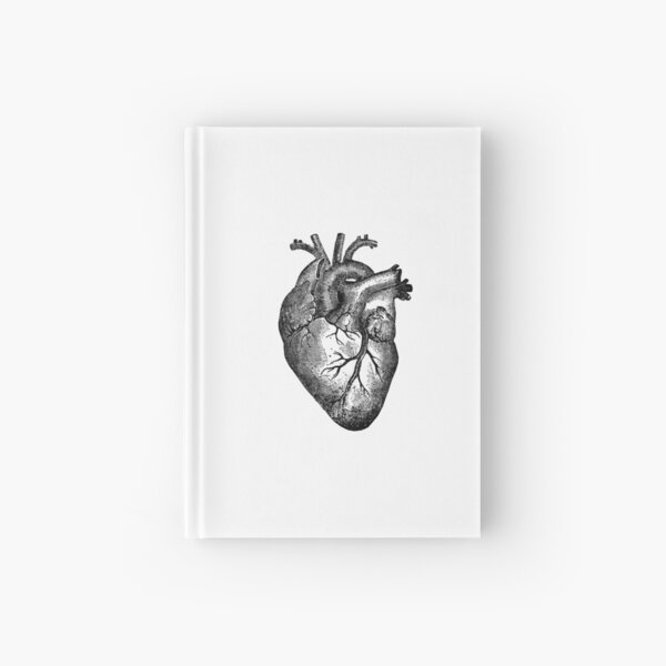 Vintage Heart Anatomy Hardcover Journal