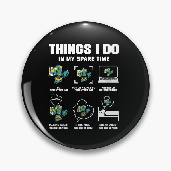 Item preview, Things I Do In My Spare Time Orienteer Running Orienteering designed and sold by ShopTheStyle.