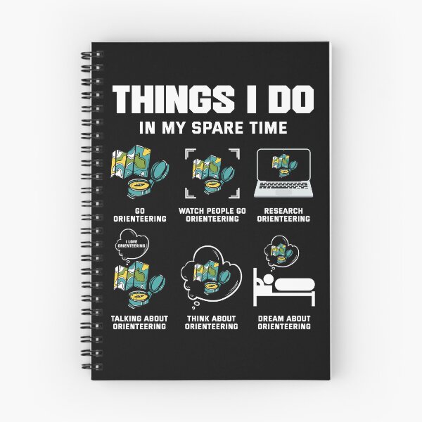 Item preview, Things I Do In My Spare Time Orienteer Running Orienteering designed and sold by ShopTheStyle.