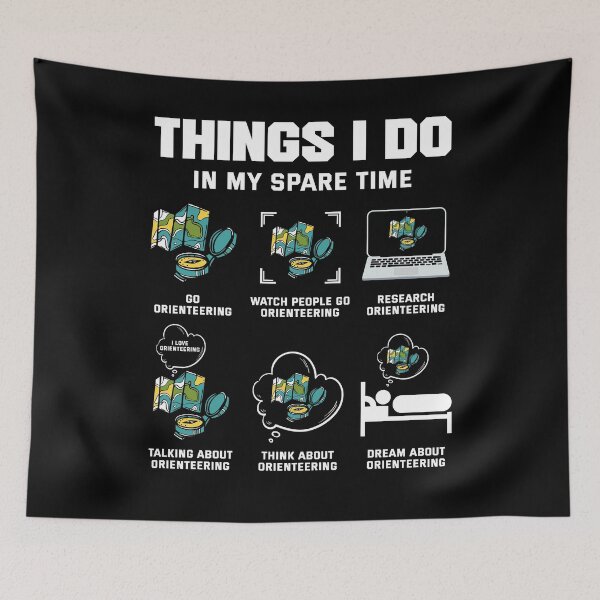 Item preview, Things I Do In My Spare Time Orienteer Running Orienteering designed and sold by ShopTheStyle.