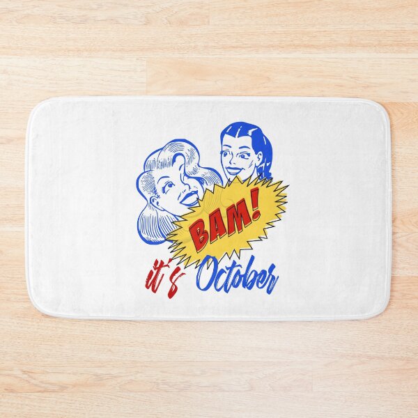 Item preview, BAM! It's October - Cool Retro Design for T-shirts,  iPhone Cases, Stickers and Other Accessories designed and sold by Ridiculam Toga.