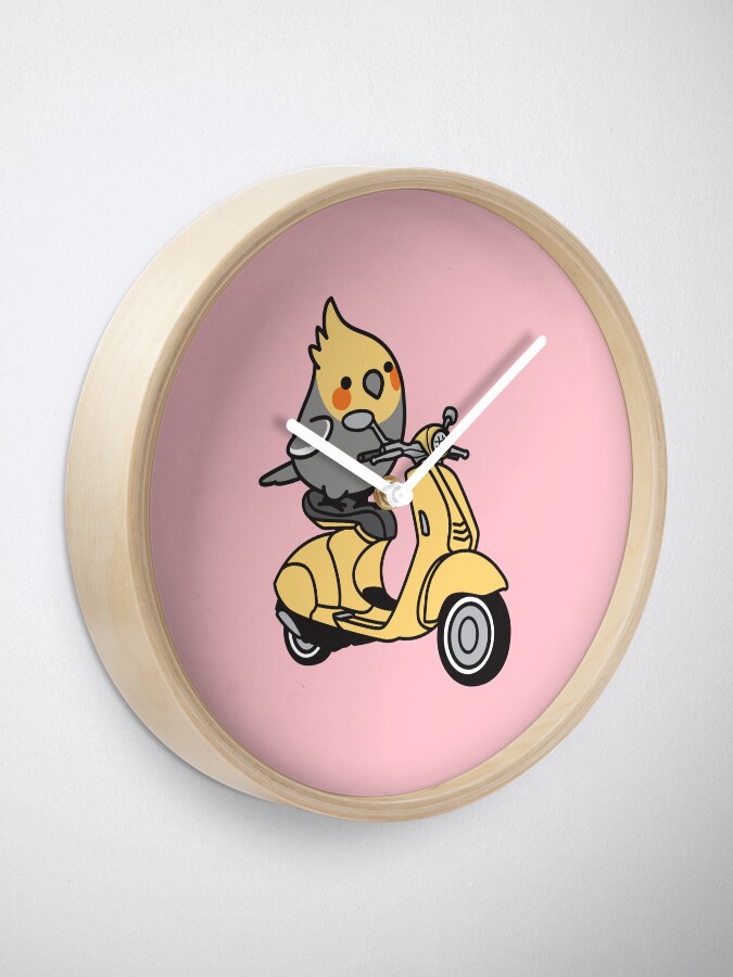 Alternate view of Scooter Chubby Cockatiel Clock
