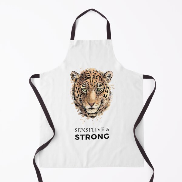 Item preview, Sensitive and Strong (Leopard) designed and sold by HSPgiftshop.