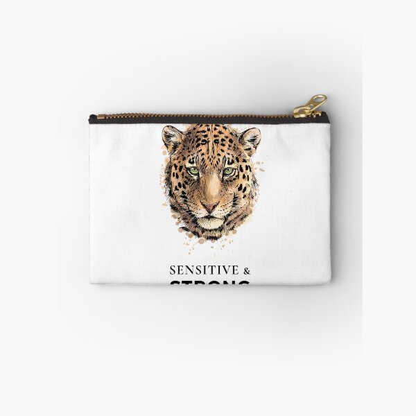 Item preview, Sensitive and Strong (Leopard) designed and sold by HSPgiftshop.