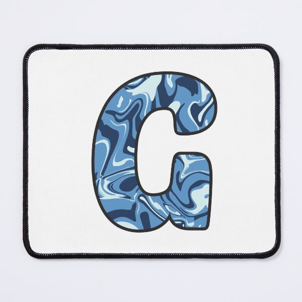 Item preview, G - Blue Marble Alphabet Letter designed and sold by Emmyteddy.
