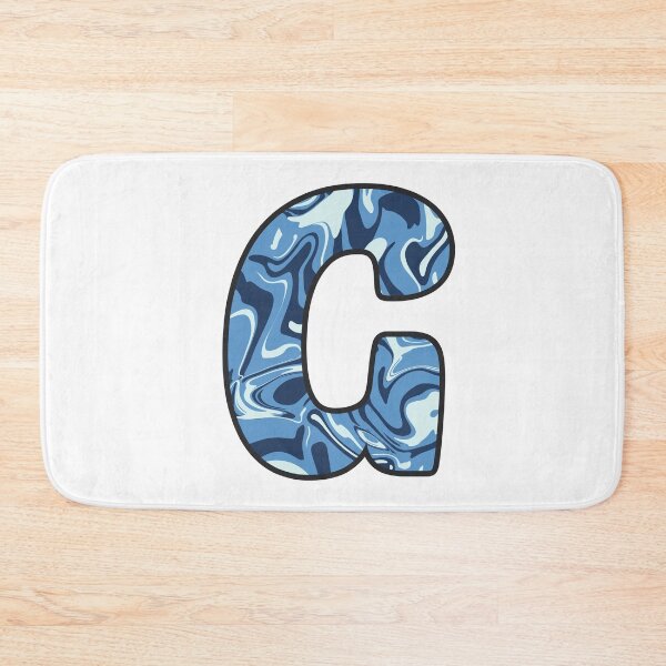 Item preview, G - Blue Marble Alphabet Letter designed and sold by Emmyteddy.