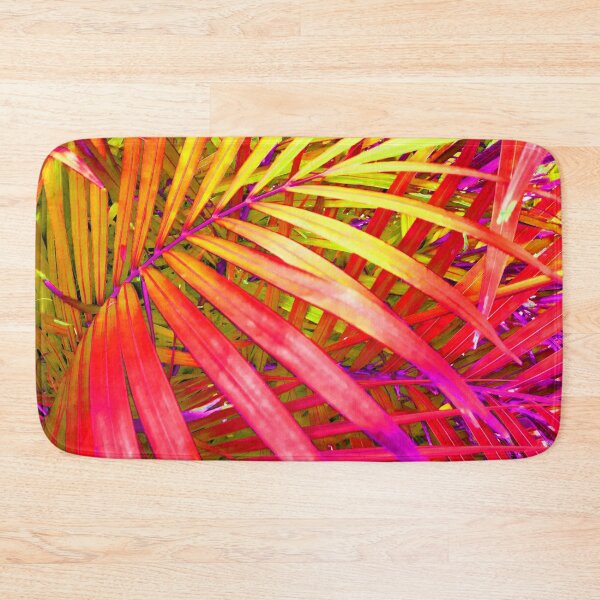Item preview, Beachy Summer Vibes Beach House Décor Style Mystical Mix Colors Tropical Palm Fronds 1 of 4 designed and sold by Beachy.