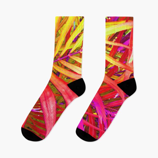 Item preview, Beachy Summer Vibes Beach House Décor Style Mystical Mix Colors Tropical Palm Fronds 1 of 4 designed and sold by Beachy.