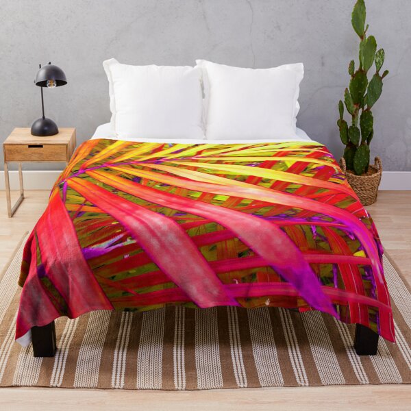Item preview, Beachy Summer Vibes Beach House Décor Style Mystical Mix Colors Tropical Palm Fronds 1 of 4 designed and sold by Beachy.