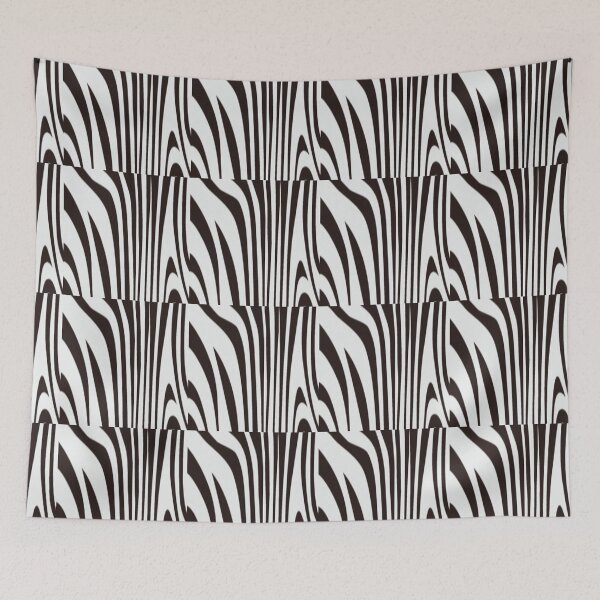 Item preview, white,black,striped pattern,zebra pattern designed and sold by zzzozzo.