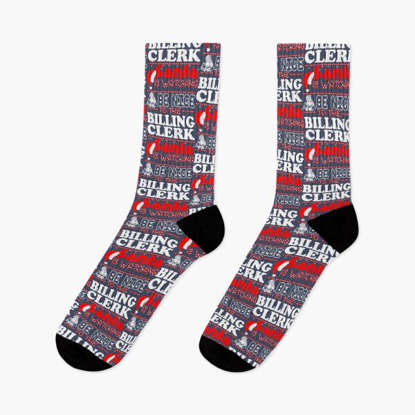 Item preview, Be Nice To Billing Clerk Santa Watching designed and sold by PaceHuien.
