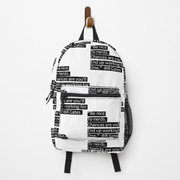 Item preview, Be Nice To Nerds (Black) designed and sold by PaceHuien.