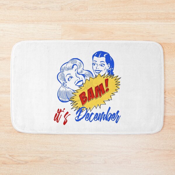Item preview, BAM! It's December - Cool Retro Design for T-shirts, iPhone Cases, Stickers and Other Accessories	 designed and sold by Ridiculam Toga.