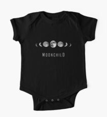 Body de manga corta para bebé Niño de la luna