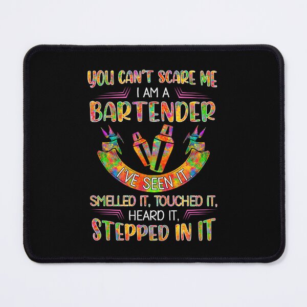 Item preview, You can't scare me i am a bartender funny cool vintage designed and sold by elizabethdawnn.