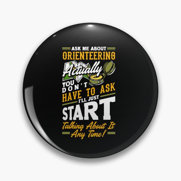 Item preview, Orienteer Runner Running Ask Me About Orienteering designed and sold by ShopTheStyle.