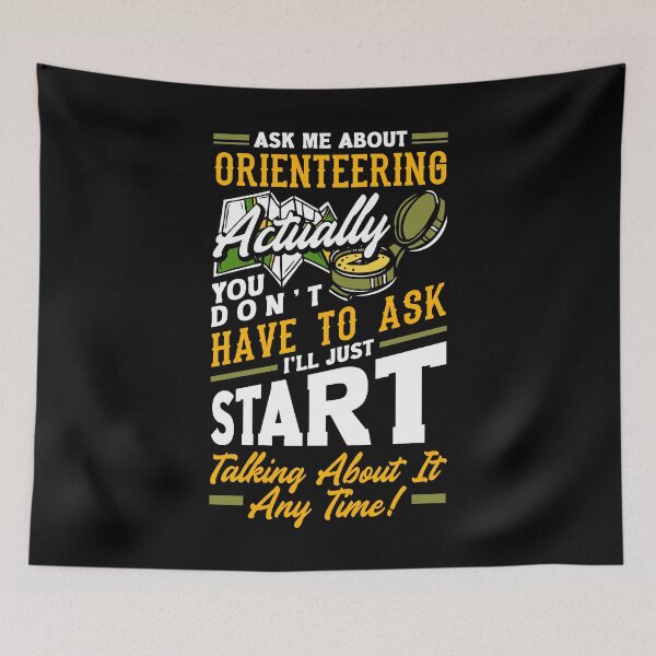 Item preview, Orienteer Runner Running Ask Me About Orienteering designed and sold by ShopTheStyle.