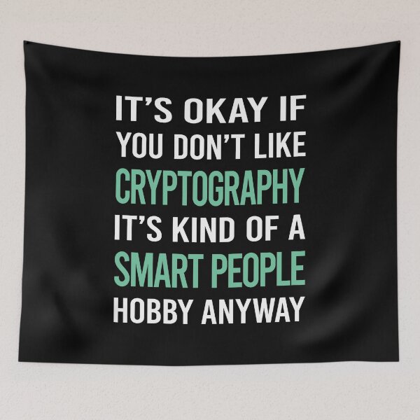Item preview, Smart People Hobby Cryptography designed and sold by RonaldEwing4782.