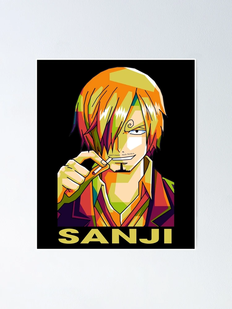 Sanji Pop Art Poster Men who can't - Infamous Inspiration