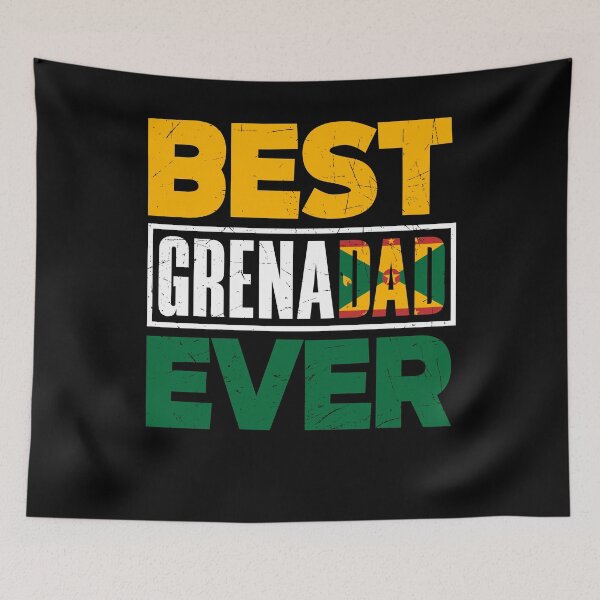 Item preview, Grenada Grenadian Flag Grenadian Father Best Grenadad Ever designed and sold by ShopTheStyle.