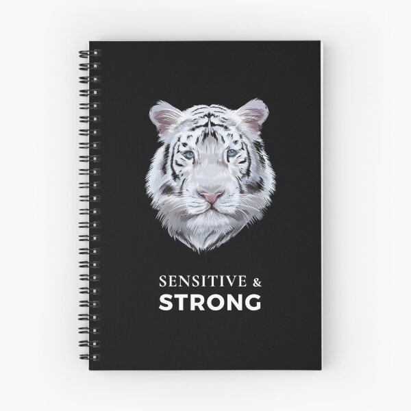 Item preview, Sensitive and Strong (Tiger) designed and sold by HSPgiftshop.