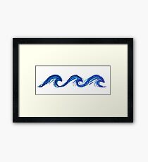 waves Framed Print