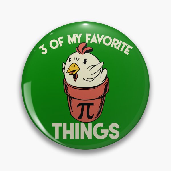 Artikelvorschau, Chicken Pot Pi 3 of My Favorite Things Funny Pi Day Gear entworfen und verkauft von DynamicDesign.