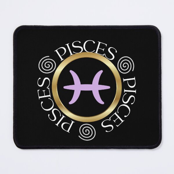 Item preview, Pisces ZodiacSymbol Text Circle designed and sold by Hellofriendco.
