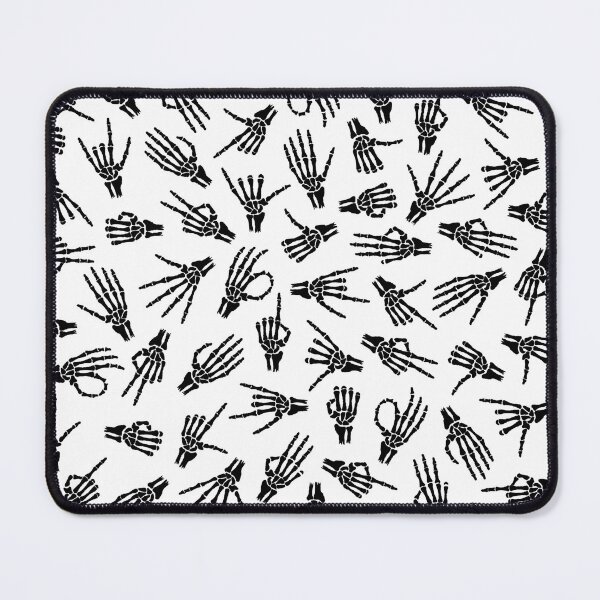 Item preview, Skeleton Hands Halloween Spooky Gothic Hand Signs Pattern designed and sold by GrandeDuc.
