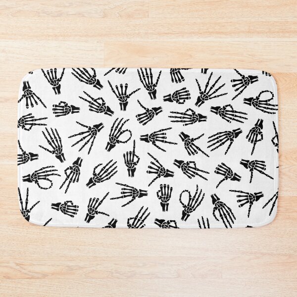 Item preview, Skeleton Hands Halloween Spooky Gothic Hand Signs Pattern designed and sold by GrandeDuc.
