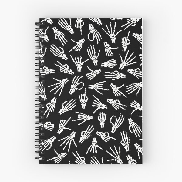 Item preview, Skeleton Hands Halloween Spooky Gothic Hand Signs Pattern designed and sold by GrandeDuc.