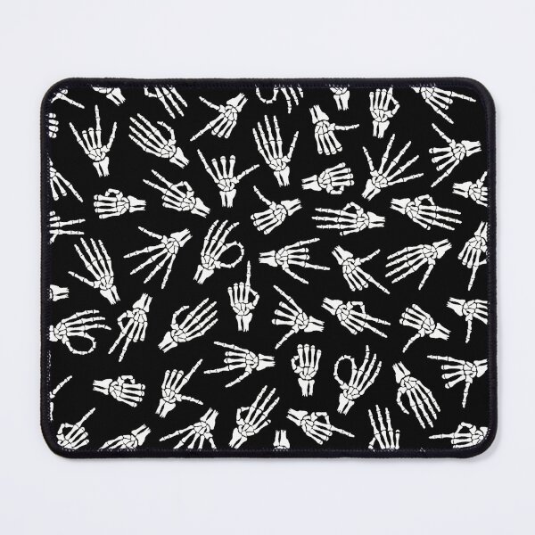 Item preview, Skeleton Hands Halloween Spooky Gothic Hand Signs Pattern designed and sold by GrandeDuc.