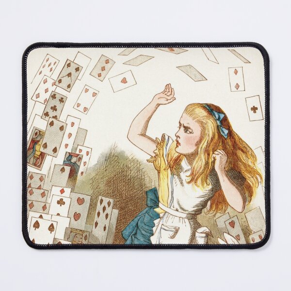 Item preview, The Shower of Cards from Alice in Wonderland, illustrated by John Tenniel designed and sold by LoveSeasonz.
