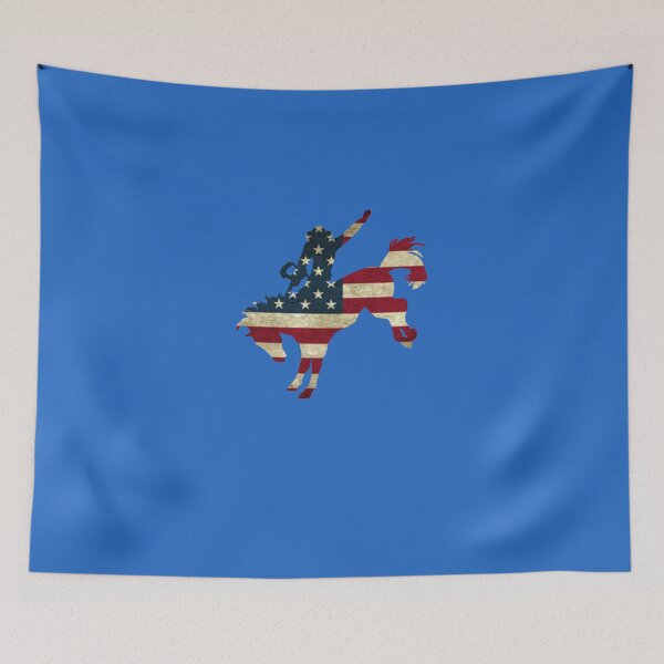 Item preview, USA Bucking Broco  designed and sold by MarianneHummel.