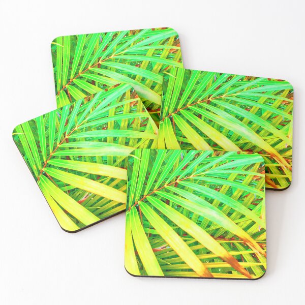 Item preview, Beachy Summer Vibes Beach House Décor Style Mystical Mix Colors Tropical Palm Fronds 2 of 4 designed and sold by Beachy.