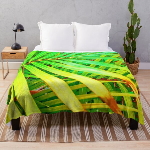 Item preview, Beachy Summer Vibes Beach House Décor Style Mystical Mix Colors Tropical Palm Fronds 2 of 4 designed and sold by Beachy.