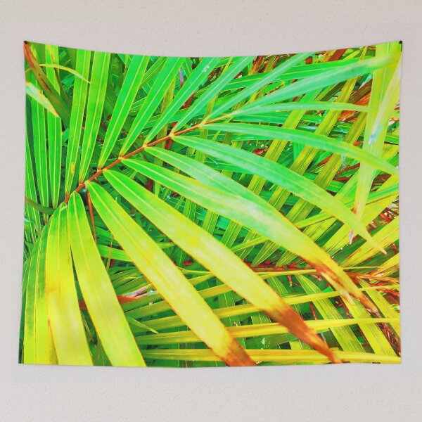 Item preview, Beachy Summer Vibes Beach House Décor Style Mystical Mix Colors Tropical Palm Fronds 2 of 4 designed and sold by Beachy.