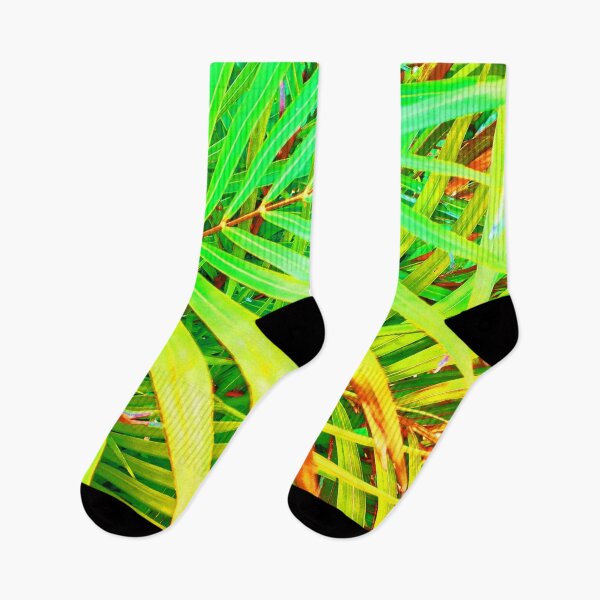 Item preview, Beachy Summer Vibes Beach House Décor Style Mystical Mix Colors Tropical Palm Fronds 2 of 4 designed and sold by Beachy.