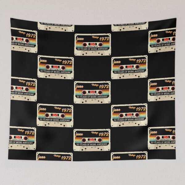 Item preview, Vintage june 1972 50Th Birthday 50 Year Old Men Women 52 years of being awesome designed and sold by Rhoda Douglas.