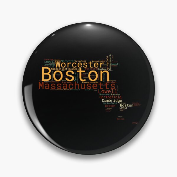 Item preview, Massachusetts Map and Cities  designed and sold by labatchino10.