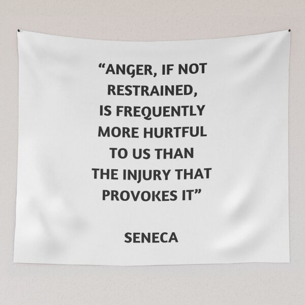 Item preview, Stoic Philosophy Quote - Seneca on Anger designed and sold by Inspirationmotivation.