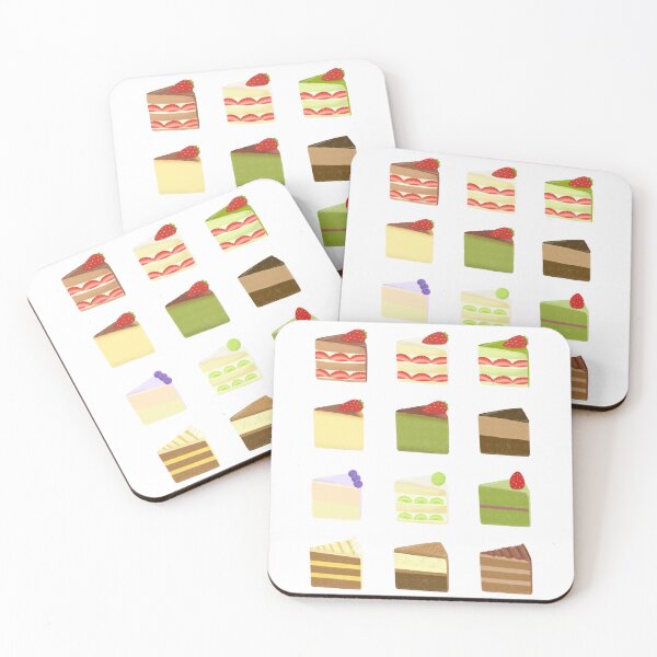 Item preview, Sliced cake cartoon collection  designed and sold by T. Jinmy.