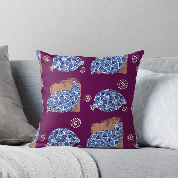 Item preview, Blue birds pattern on purple 1/3 designed and sold by mariam-h.